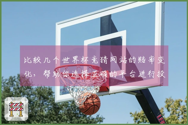 比较几个世界杯竞猜网站的赔率变化，帮助你选择正确的平台进行投注